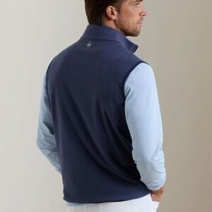 NWT Peter Millar Ardentair Performance Full-Zip Vest - Size L Navy